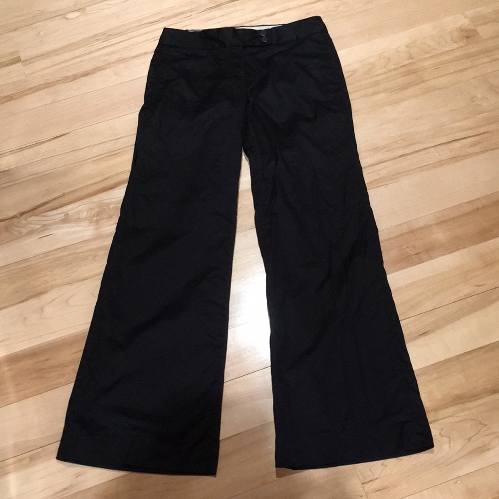 Black lightweight jcrew trousers